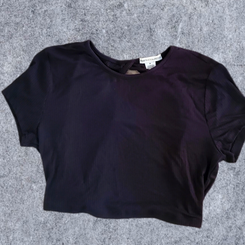 HEARTS COLLECTION Crop top tee